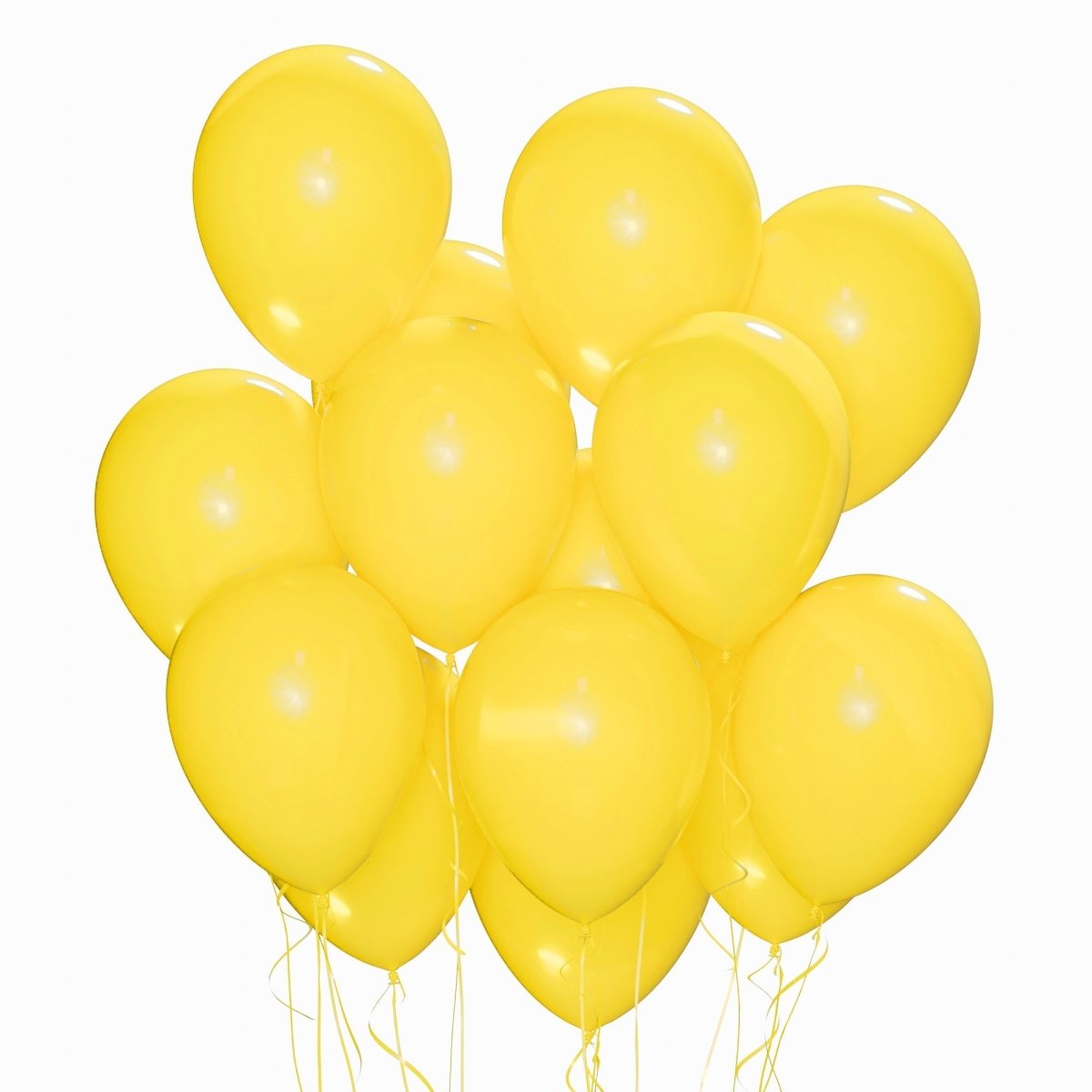WIDE OCEAN INTERNATIONAL TRADE BEIJING CO., LTD Balloons Yellow  Latex Balloon 12 Inches, 15 Count 810064197512