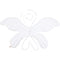 WIDE OCEAN INTERNATIONAL TRADE BEIJING CO., LTD Costume Accessories White Macaroon Butterfly Balloon Wings, 1 Count 810077659427
