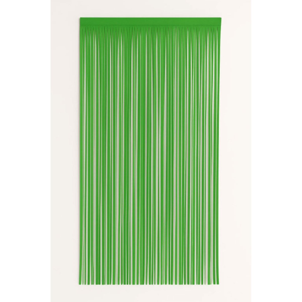 WIDE OCEAN INTERNATIONAL TRADE BEIJING CO., LTD Decorations Lime Green Foil Fringe Curtain, Neon Collection, 40 x 118 Inches, 1 Count 840482505606