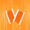 WIDE OCEAN INTERNATIONAL TRADE BEIJING CO., LTD Decorations Neon Orange Fringe Curtain, 1 Count 840482504272