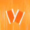 WIDE OCEAN INTERNATIONAL TRADE BEIJING CO., LTD Decorations Neon Orange Fringe Curtain, 1 Count 840482504272