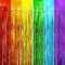 WIDE OCEAN INTERNATIONAL TRADE BEIJING CO., LTD Decorations Rainbow Metallic Fringe Curtain, 40 x 118 Inches, 1 Count 810120717418
