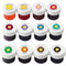WILTON INDUSTRIES Cake Supplies Gel Food Coloring Set, 0.5 Oz, 12 Count 020591913800