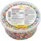 WILTON INDUSTRIES Cake Supplies Rainbow Confetti Tube Sprinkles, 10 Oz, 1 Count 020591007493