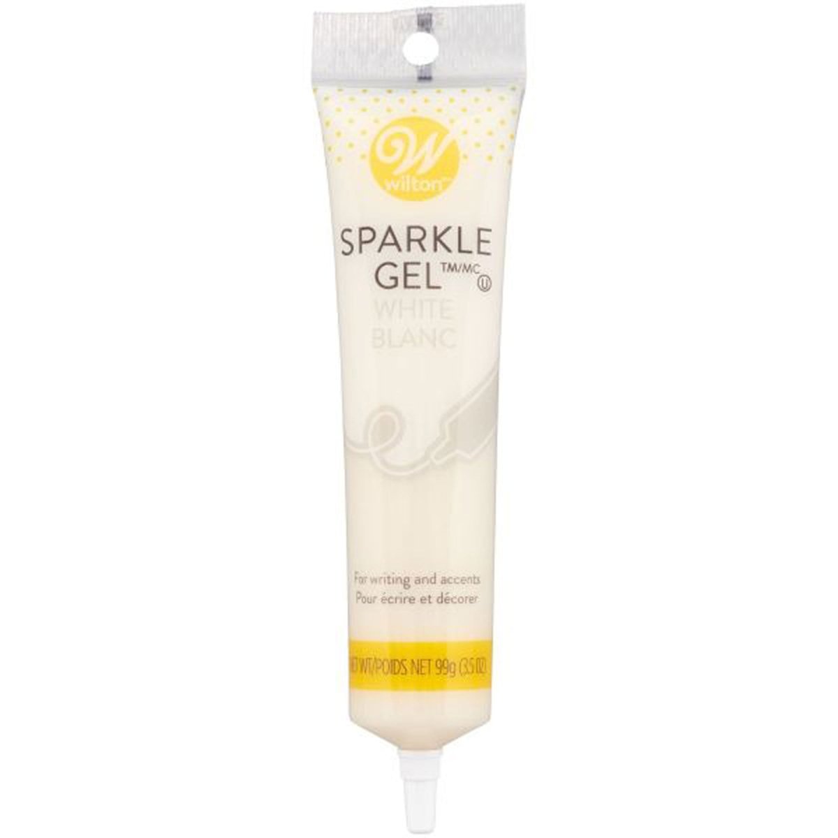 WILTON INDUSTRIES Cake Supplies Sparkle Gel - White 3.5 oz 020591825400