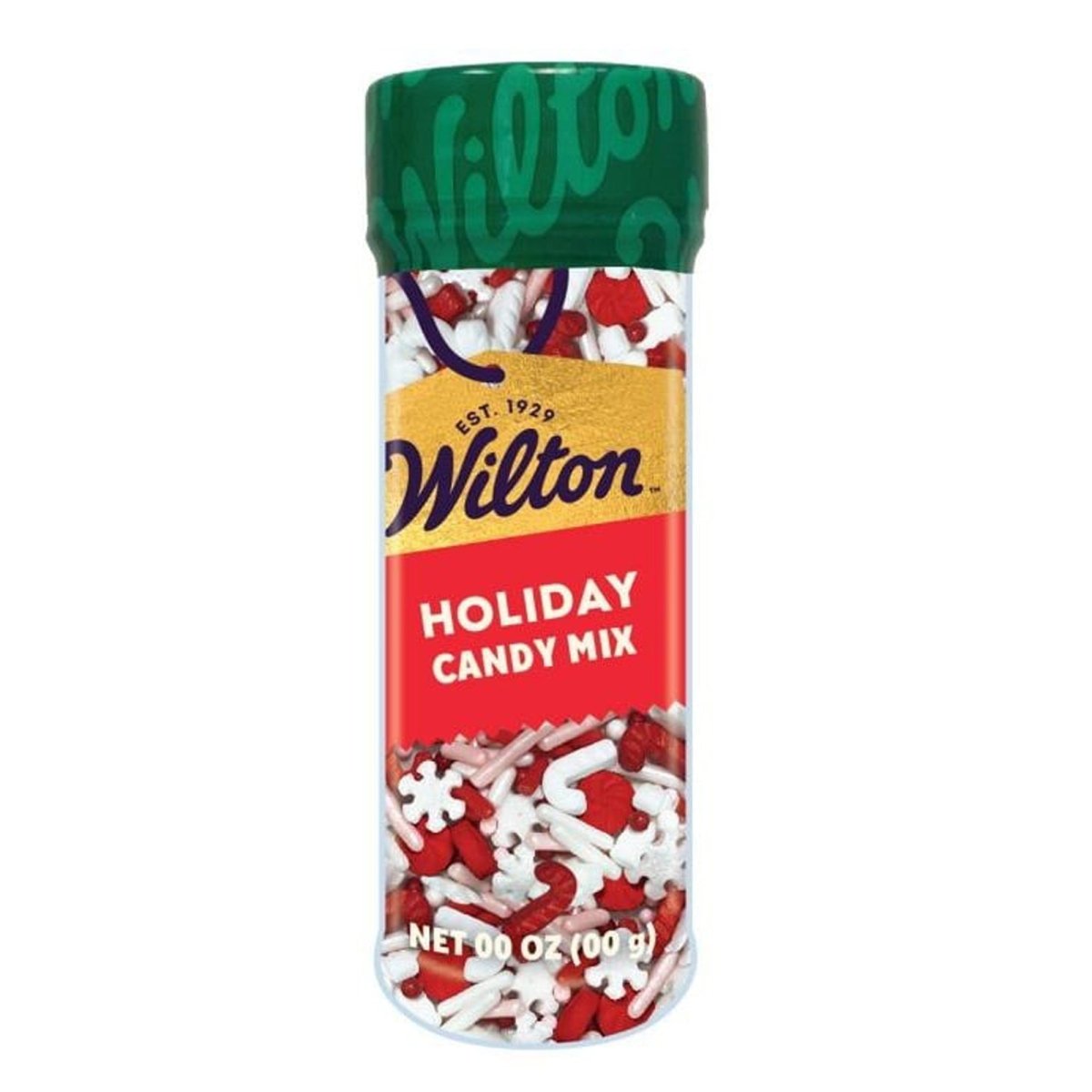 WILTON INDUSTRIES Christmas Christmas Candy Cane Sprinkles Mix, 1 Count 020591010226
