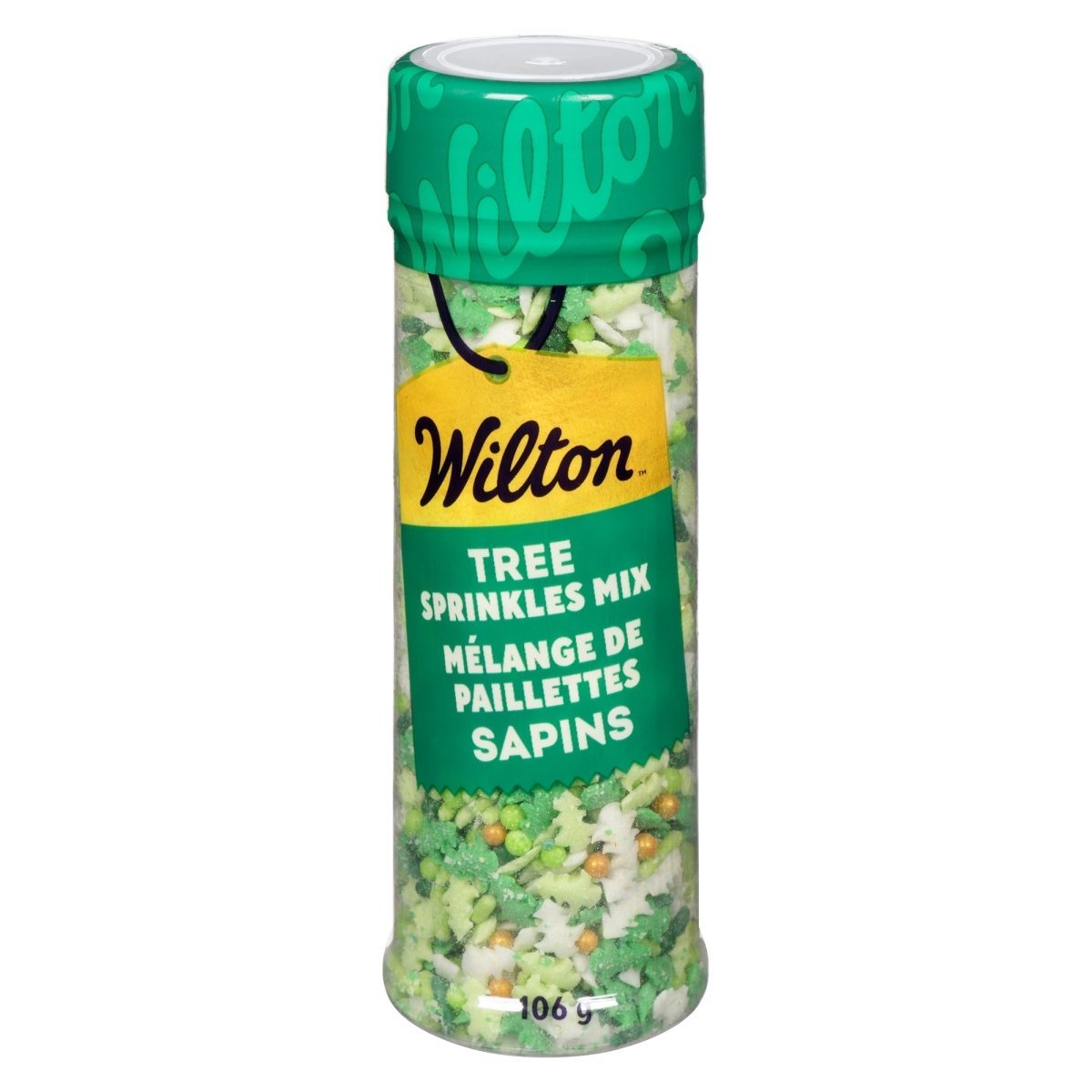 WILTON INDUSTRIES Christmas Christmas Tree Sprinkles Mix, 106g, 1 Count 0020591008124