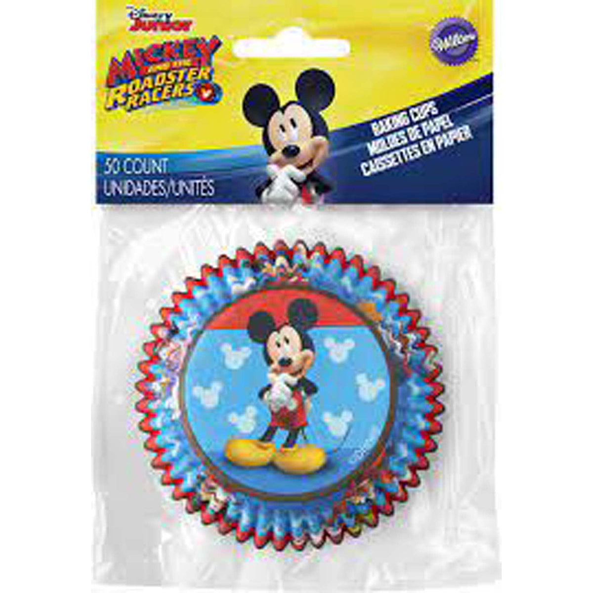 WILTON INDUSTRIES Kids Birthday Mickey Mouse baking cups, 50 count