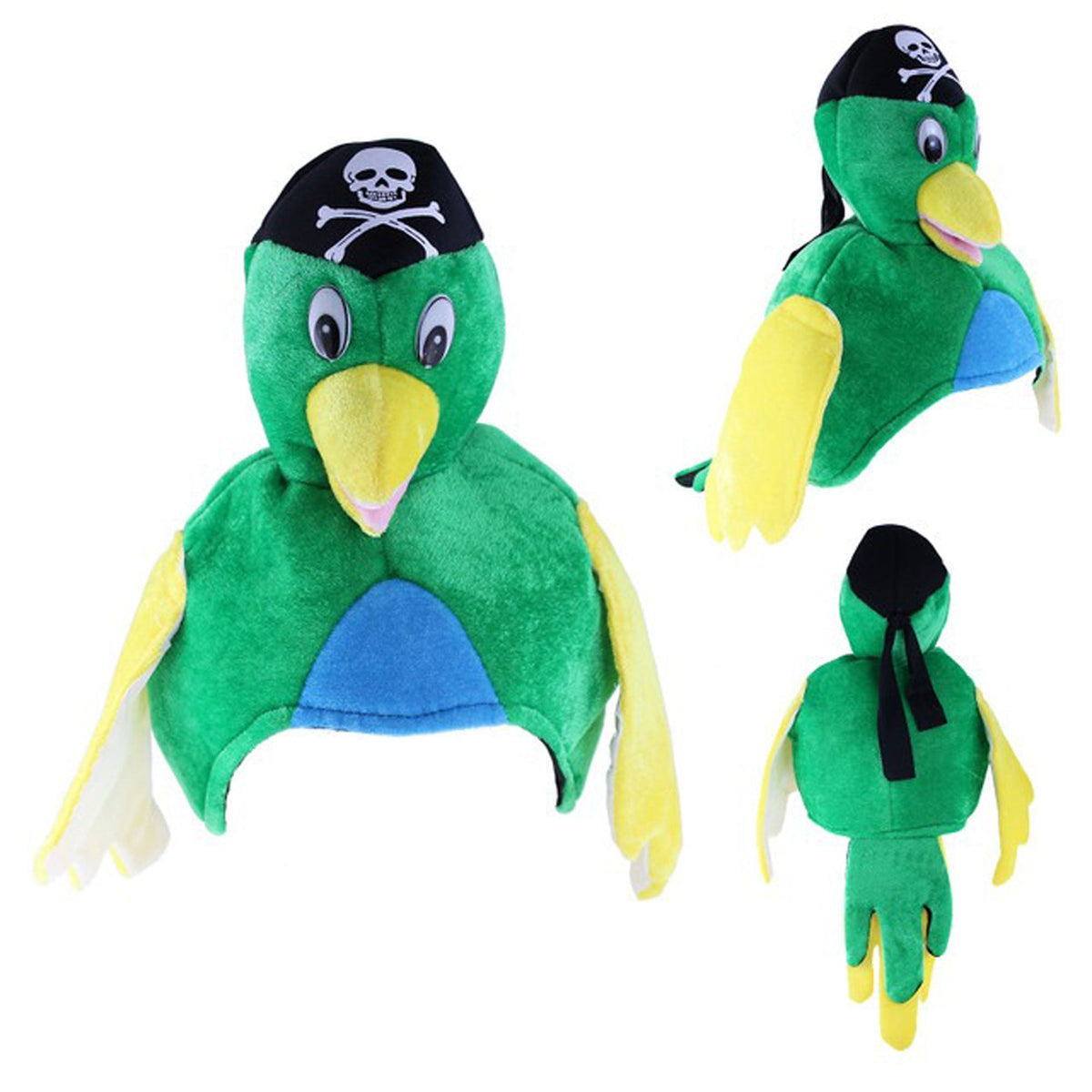 WRB SALES & MARKETING INC Costume Accessories Pirate Parrot Hat for Adults 8430930501742