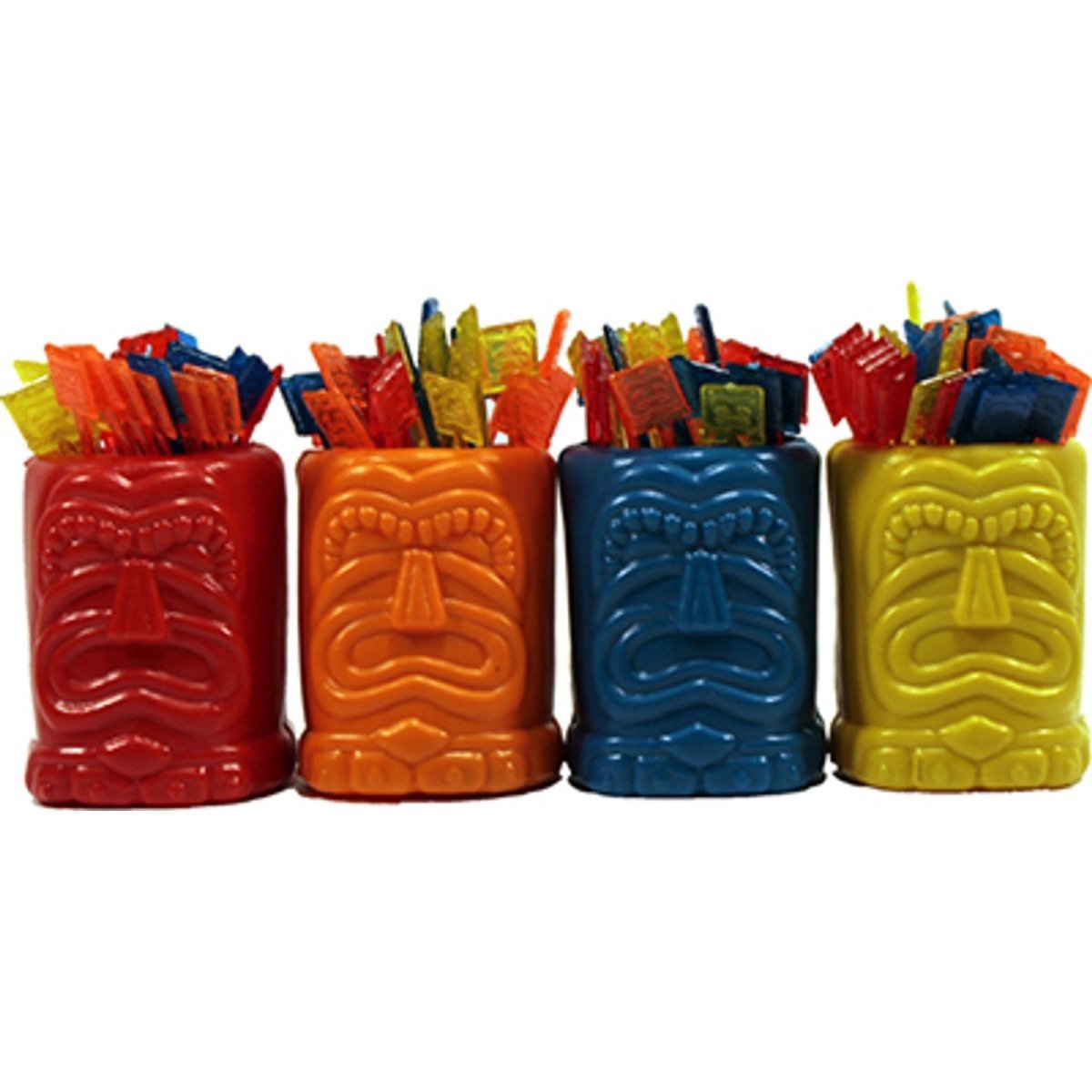 WRB SALES & MARKETING INC Summer Summer Luau Tiki Man with Plastic Picks, Assortment, 1 Count 780984854966