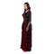 WUYI SHENGENMEI ARTS&CRAFTS CO., LTD Costumes Classic Vampiress Costume for Adults, Black and Red Dress