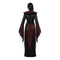 WUYI SHENGENMEI ARTS&CRAFTS CO., LTD Costumes Fire Vampiress Costume for Adults, Black and Red Dress