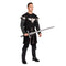 WUYI SHENGENMEI ARTS&CRAFTS CO., LTD Costumes Knight Costume for Adults, Black and Silver 840482503572