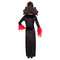 WUYI SHENGENMEI ARTS&CRAFTS CO., LTD Costumes Victorian Vampire Costume for Kids, Black and Red Dress