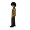 YIWU BAIGE CRAFT CO .L TD Costume Accessories 70s Disco Gold Shirt for Adults 810120714240