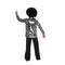 YIWU BAIGE CRAFT CO .L TD Costume Accessories 70s Disco Silver Shirt for Plus Size Adults 810120714233