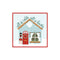 YIWU DAMAI Christmas Christmas at the Chalet Large Lunch Napkins, 16 Count 840482501233