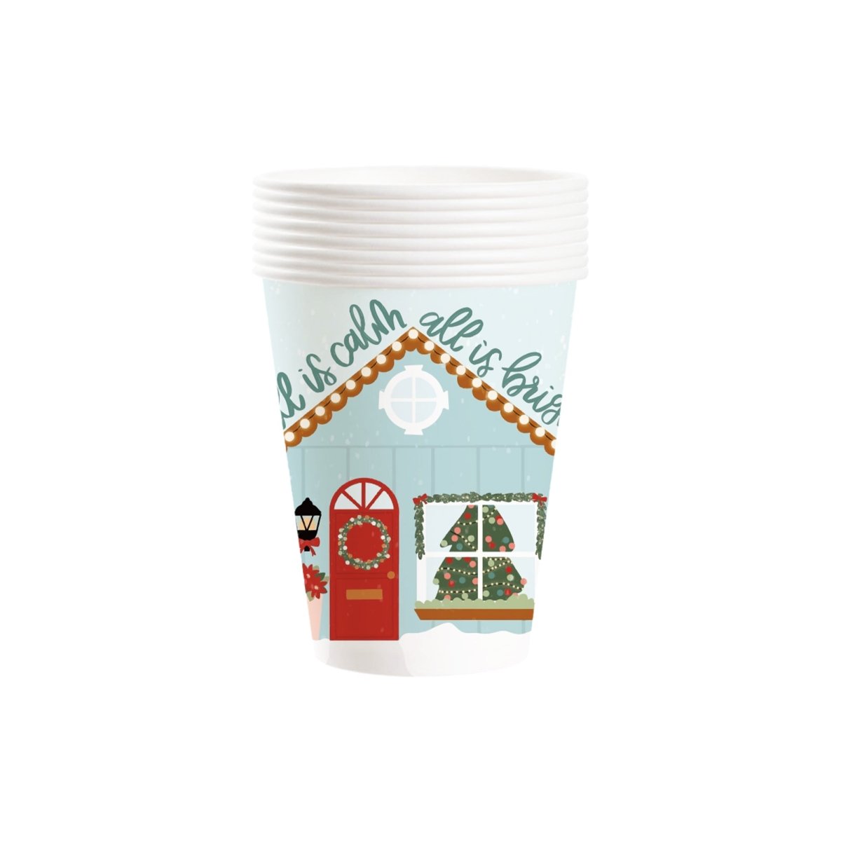 Christmas at the Chalet Paper Cups | Party Expert