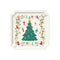 YIWU DAMAI Christmas Nutcracker Large Square Lunch Paper Plates, 10.5 Inches, 8 Count 840482501097
