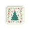YIWU DAMAI Christmas Nutcracker Large Square Lunch Paper Plates, 10.5 Inches, 8 Count 840482501097