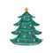 YIWU DAMAI Christmas Nutcracker Small Tree Shaped Dessert Paper Plates, 9 Inches, 8 Count 840482501080