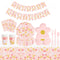YIWU DAMAI Everyday Entertaining Daisy Daydream Large Lunch Paper Plates, 9 Inches, 8 Count 810120717739