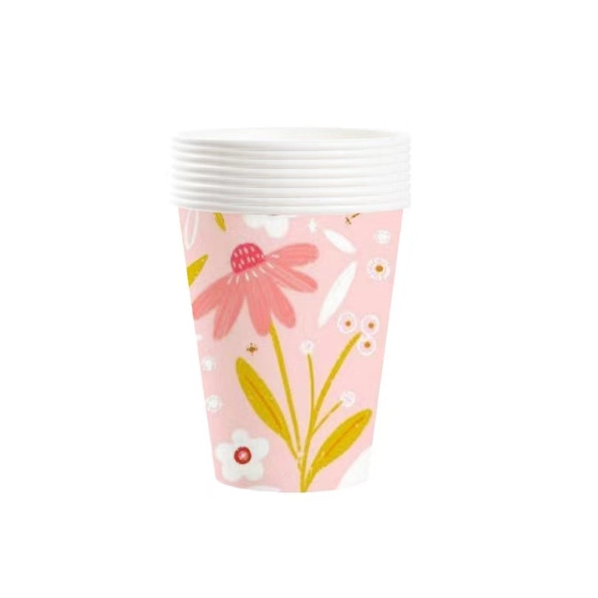Daisy Daydream Paper Cups, 9 Oz | Party Expert