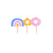 YIWU DAMAI Everyday Entertaining Friendship Cupcake Toppers, 12 Count 840482501424