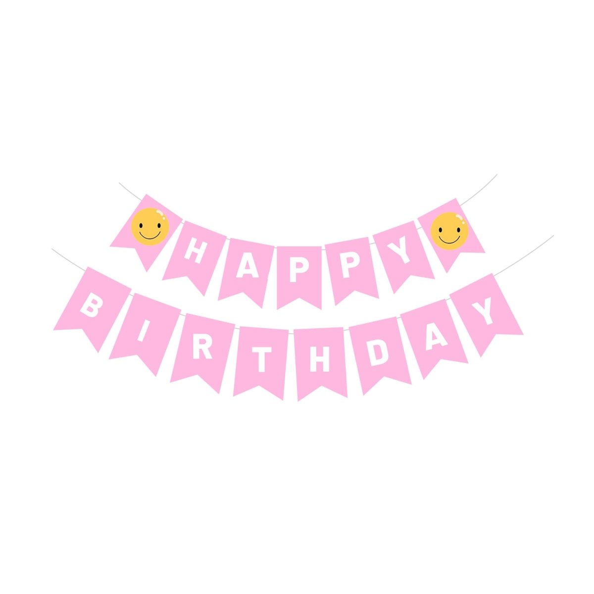 YIWU DAMAI Everyday Entertaining Friendship Happy Birthday Banner, 118 Inches, 1 Count 840482500632