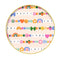 YIWU DAMAI Everyday Entertaining Friendship Large Round Lunch Paper Plates, 9 Inches, 8 Count 840482500595