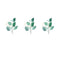 YIWU DAMAI Everyday Entertaining Golden Foliage Cupcake Toppers, 12 Count 810120719719