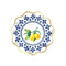 YIWU DAMAI Everyday Entertaining La Dolce Positano Small Scalloped Dessert Paper Plates, 8 Inches, 8 Count 840482500847