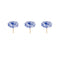 YIWU DAMAI Everyday Entertaining Majestic Flowers Cupcake Toppers, 12 Count 810120719658