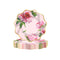 YIWU DAMAI Everyday Entertaining Rosy Elegance Large Lunch Paper Plates, 10 Inches, 8 Count 810120719733