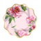 YIWU DAMAI Everyday Entertaining Rosy Elegance Large Lunch Paper Plates, 10 Inches, 8 Count 810120719733