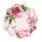 YIWU DAMAI Everyday Entertaining Rosy Elegance Large Lunch Paper Plates, 10 Inches, 8 Count 810120719733