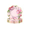 YIWU DAMAI Everyday Entertaining Rosy Elegance Small Dessert Paper Plates, 8 Inches, 8 Count 810120719726