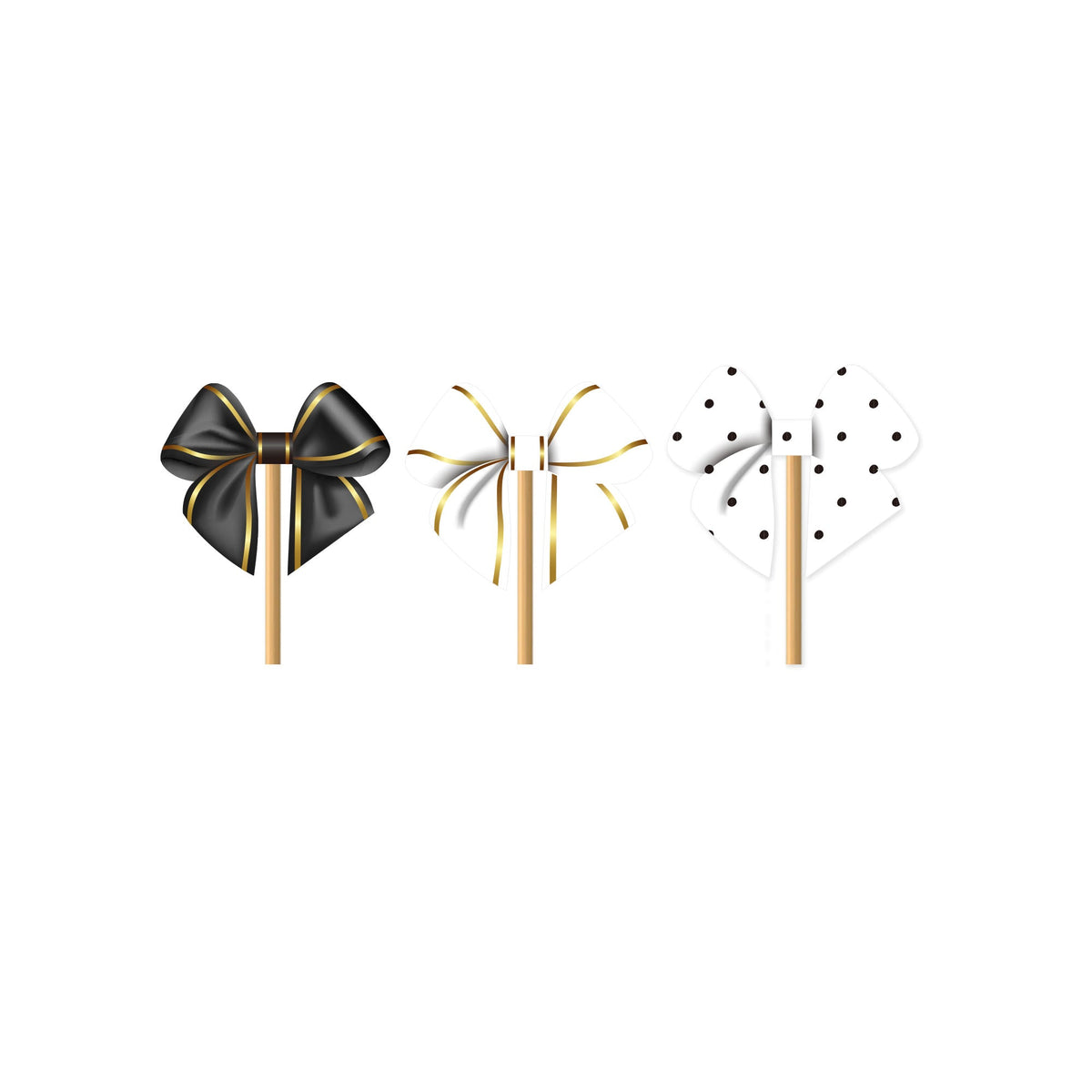 YIWU DAMAI Everyday Entertaining Sophisticated Chic Patterns Cupcake Toppers, 12 Count 810120719535