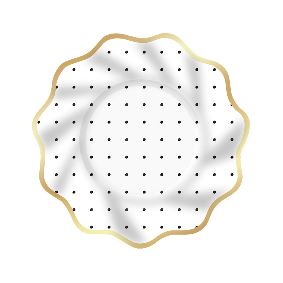YIWU DAMAI Everyday Entertaining Sophisticated Chic Patterns Large Lunch Paper Plates, 10 Inches, 8 Count 810120719498