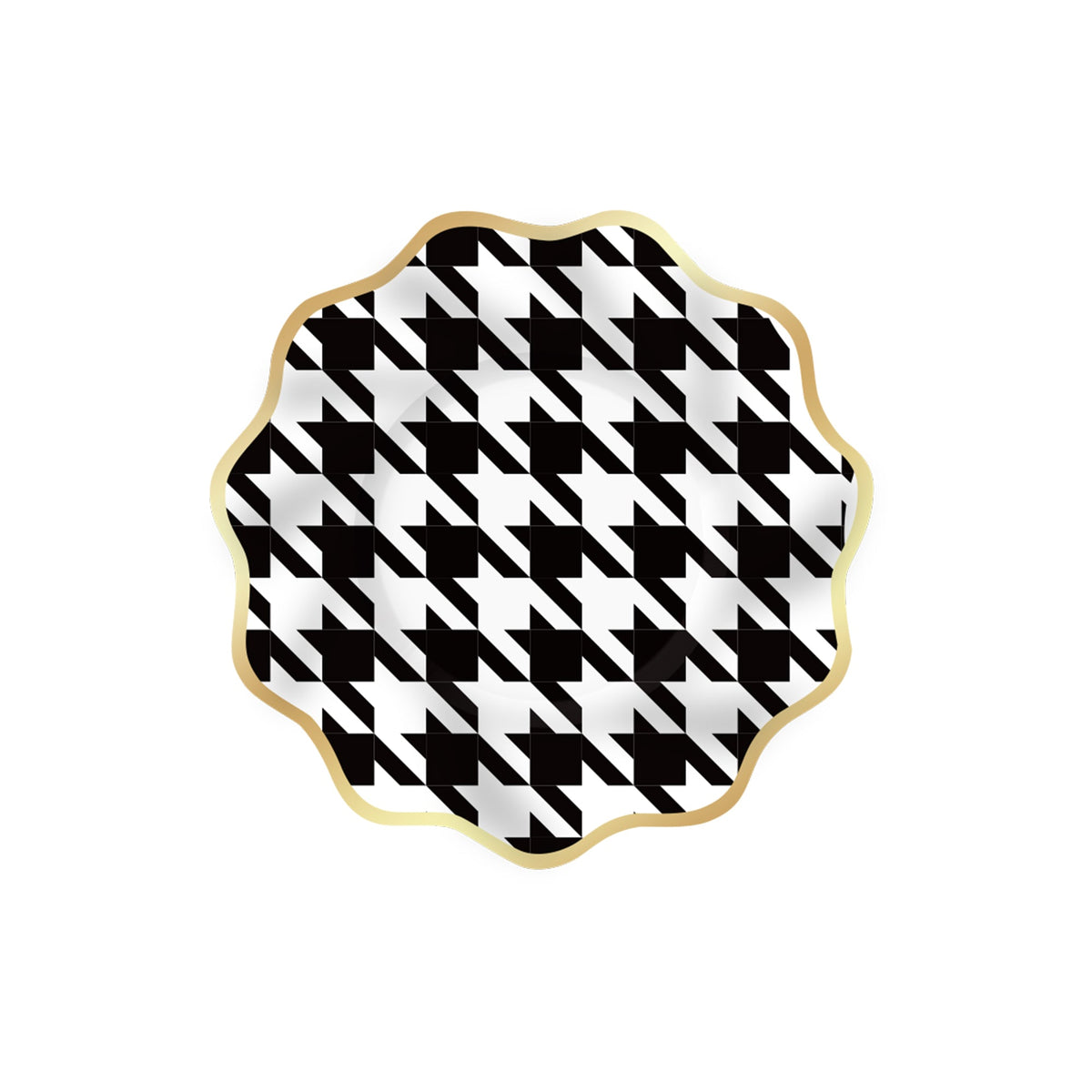 YIWU DAMAI Everyday Entertaining Sophisticated Chic Patterns Small Dessert Paper Plates, 8 Inches, 8 Count 810120719481