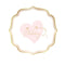 YIWU DAMAI General Birthday Blushing Hearts Large Lunch Paper Plates, 9 Inches, 8 Count 810120719559