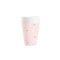 YIWU DAMAI General Birthday Blushing Hearts Paper Cups, 9 Oz, 8 Count 810120719566