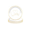 YIWU DAMAI General Birthday Blushing Hearts Small Round Dessert Paper Plates, 7 Inches, 8 Count 810120719542