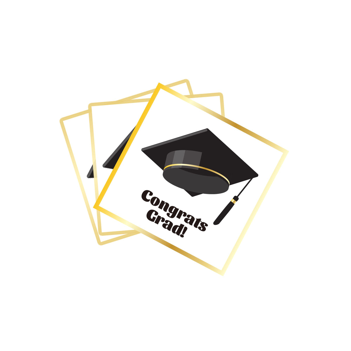 YIWU DAMAI Graduation Graduation Large Lunch Napkins, English, 16 Count 840482501851