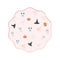 YIWU DAMAI Halloween Frightfully Adorable Large Scalloped Lunch Paper Plates, 10 Inches, 8 Count 840482501264