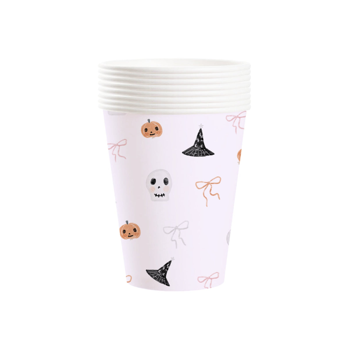 YIWU DAMAI Halloween Frightfully Adorable Paper Cups, 9 Oz, 8 Count 840482501271
