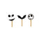 YIWU DAMAI Halloween Nightmare Before Christmas Cupcake Toppers, 12 Count 840482501585