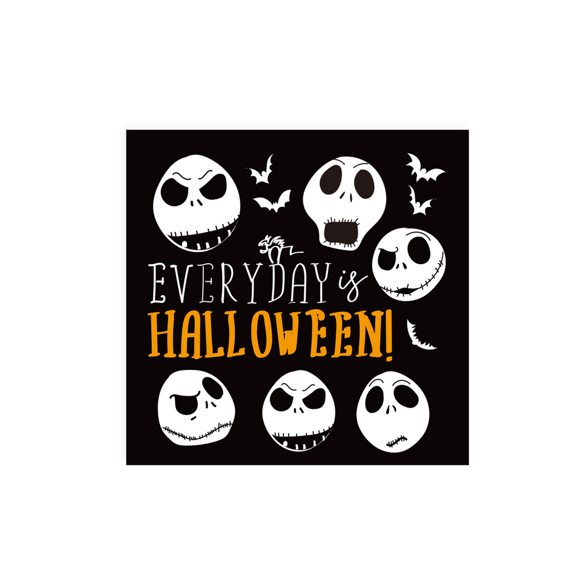 YIWU DAMAI Halloween Nightmare Before Christmas Large Lunch Napkins, 16 Count 840482501561