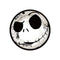 YIWU DAMAI Halloween Nightmare Before Christmas Small Round Dessert Paper Plates, 7 Inches, 8 Count 840482501530