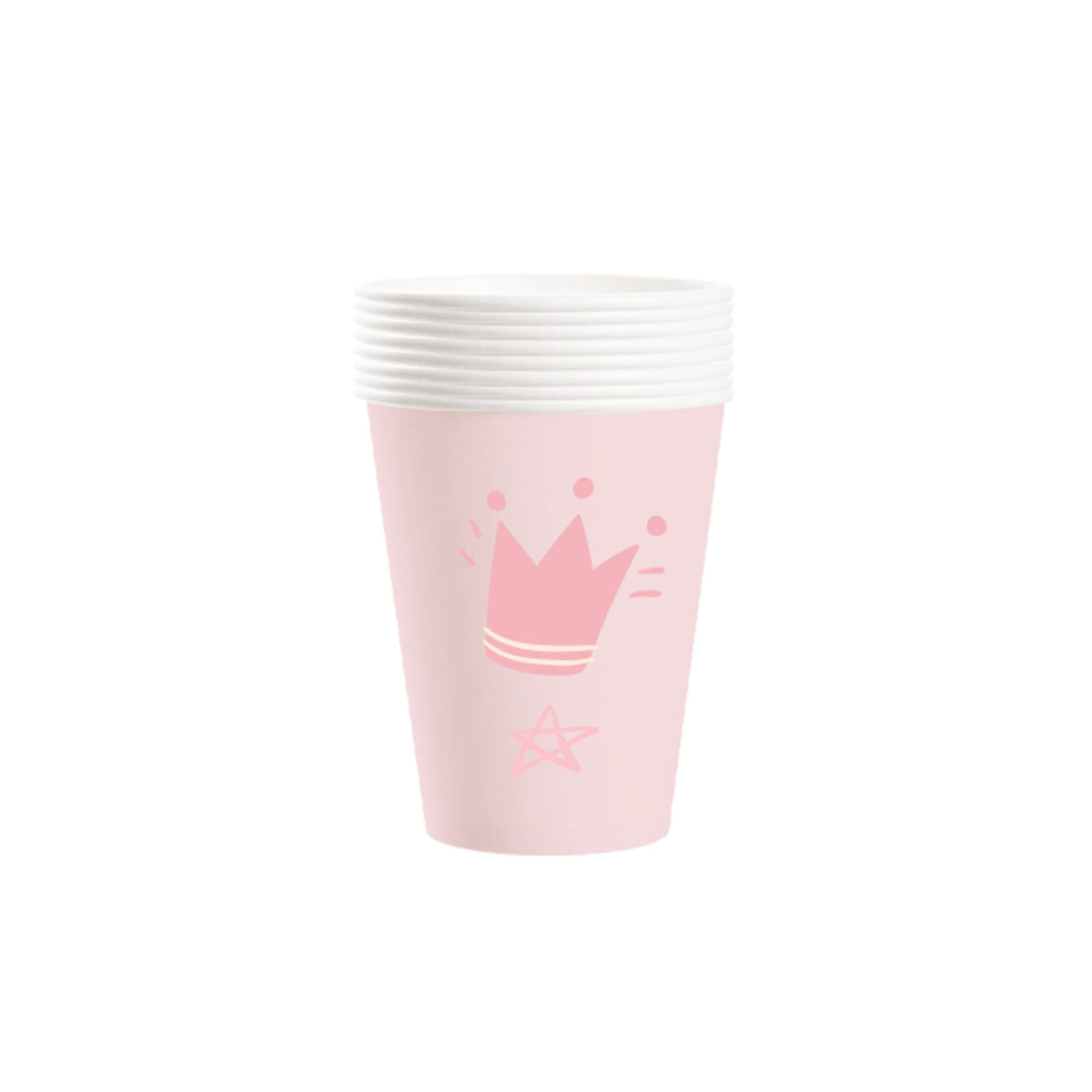 YIWU DAMAI Kids Birthday Dream Carousel Birthday Paper Cups, 9 Oz, 8 Count 840482500076